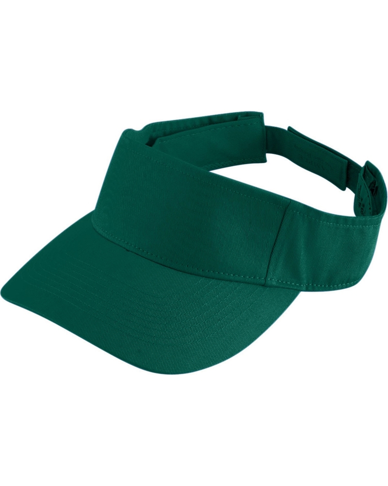 augusta sportswear 6225 sport twill visor Front Fullsize