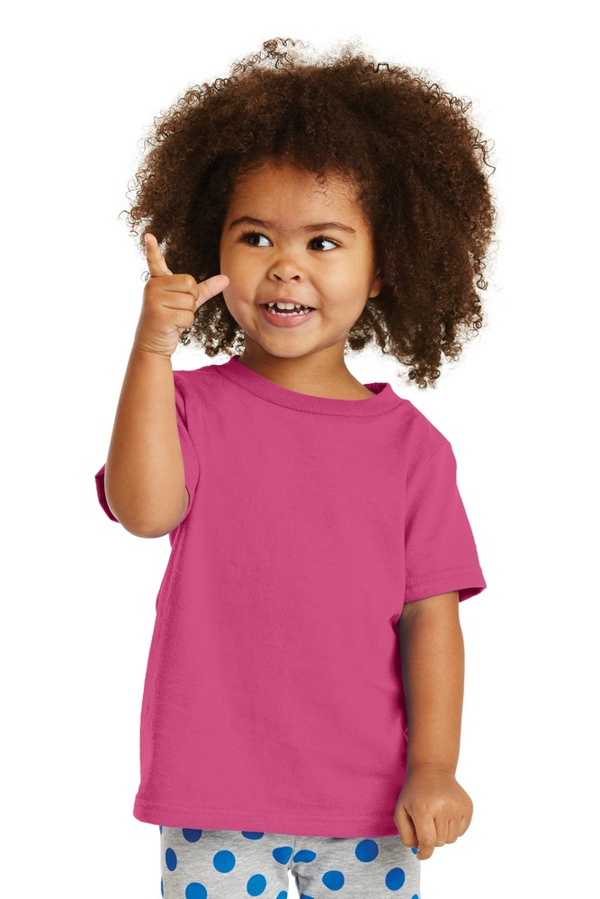 Port & Company CAR54T Toddler Core Cotton Tee Front Fullsize"