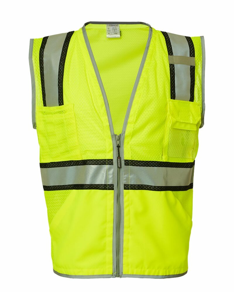 kishigo 1584 premium brilliant series® ultimate reflective vest Front Fullsize