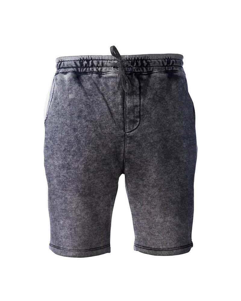 independent trading co. prm50stmw mineral wash fleece shorts Front Fullsize