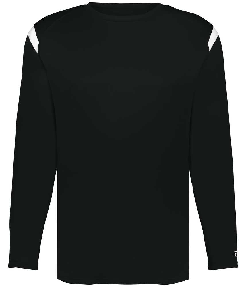 Badger Sport 225300Y YOUTH ON THE RISE LONG SLEEVE TEE Front Fullsize"