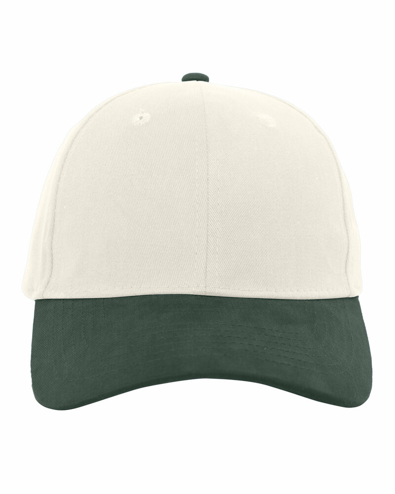 Pacific Headwear 101C Brushed Cotton Twill Hook-And-Loop Adjustable Cap Front Fullsize"