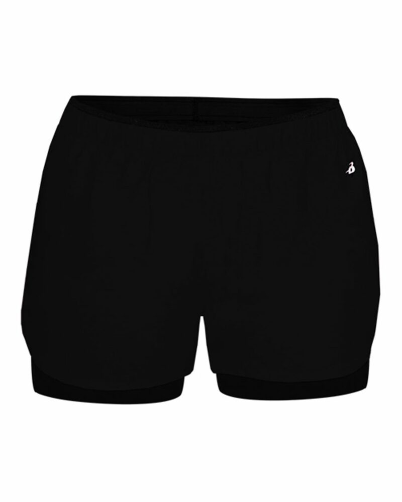 Badger Sport 6150 Double Up Women's Short Front Fullsize"