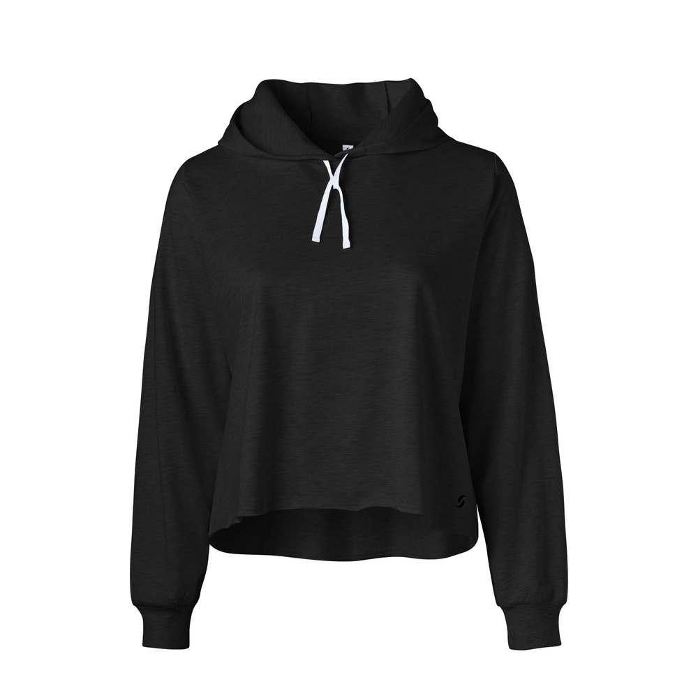 soffe 5839v women's crop hoodie Front Fullsize