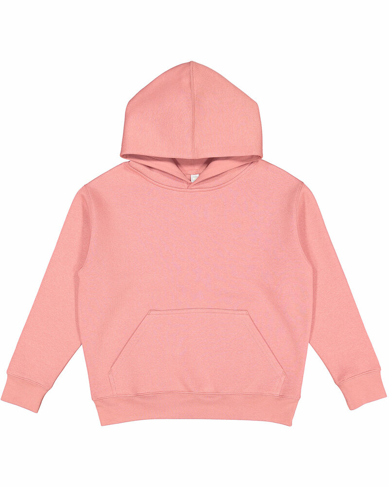 LAT 2296 Youth Fleece Hoodie Sweatshirt Front Fullsize"