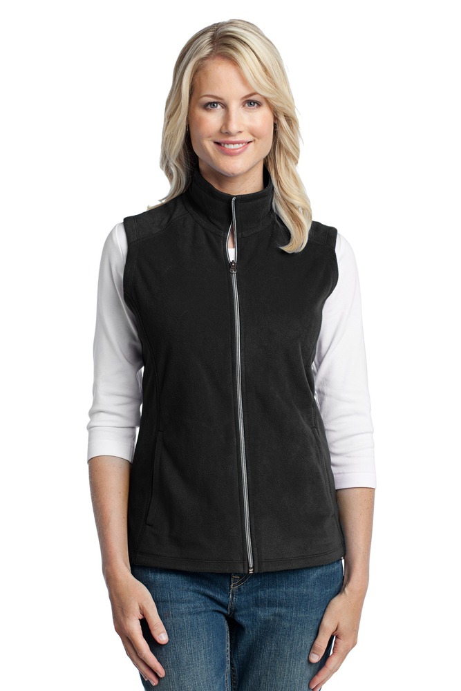 port authority l226 ladies microfleece vest Front Fullsize
