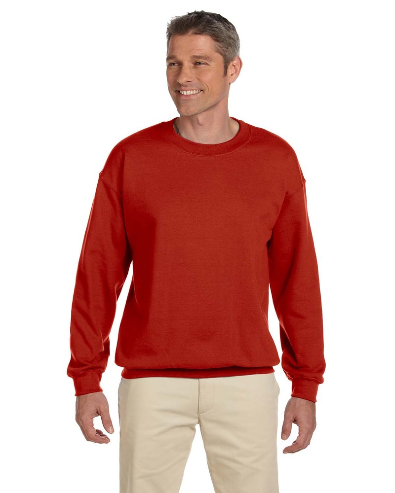 Hanes F260 Adult Ultimate Cotton® 90/10 Fleece Crew Front Fullsize"