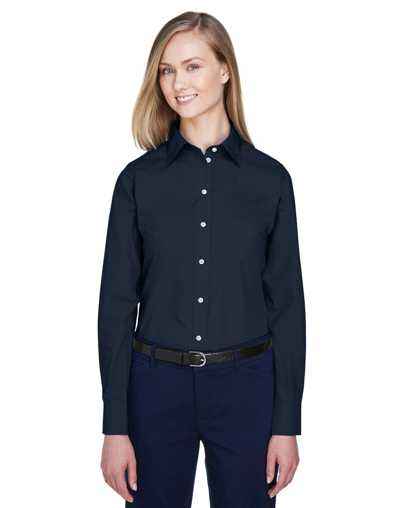 Devon & Jones D620W Ladies' Crown Woven Collection™ Solid Broadcloth Front Fullsize"