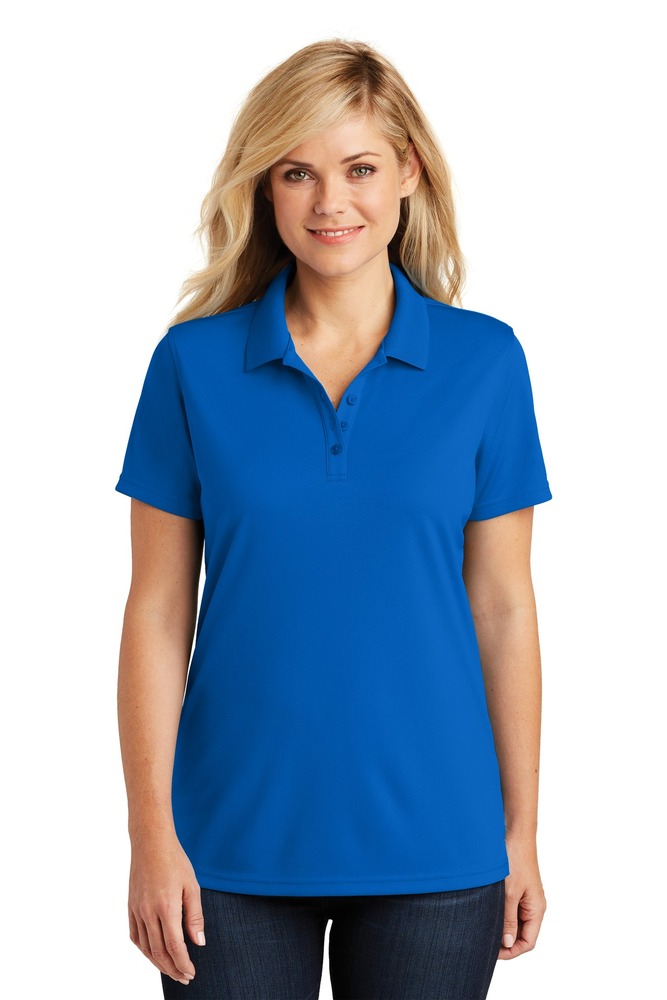 port authority lk110 ladies dry zone ® uv micro-mesh polo Front Fullsize