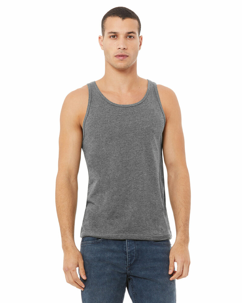 Bella + Canvas 3480CVC Unisex Heather CVC Tank Front Fullsize"
