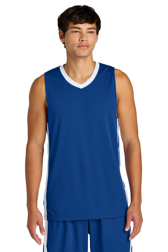 Sport-Tek ST900 Rival Basketball Rev Jersey Front Fullsize"