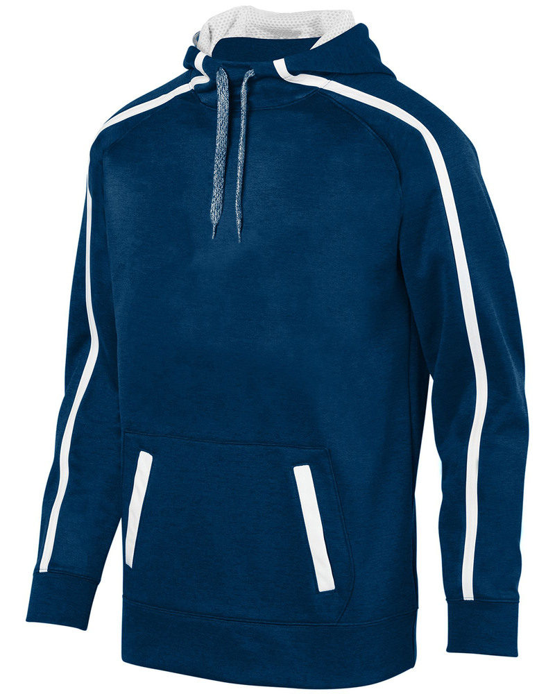 augusta sportswear 5554 adult stoked tonal heather hoodie Front Fullsize