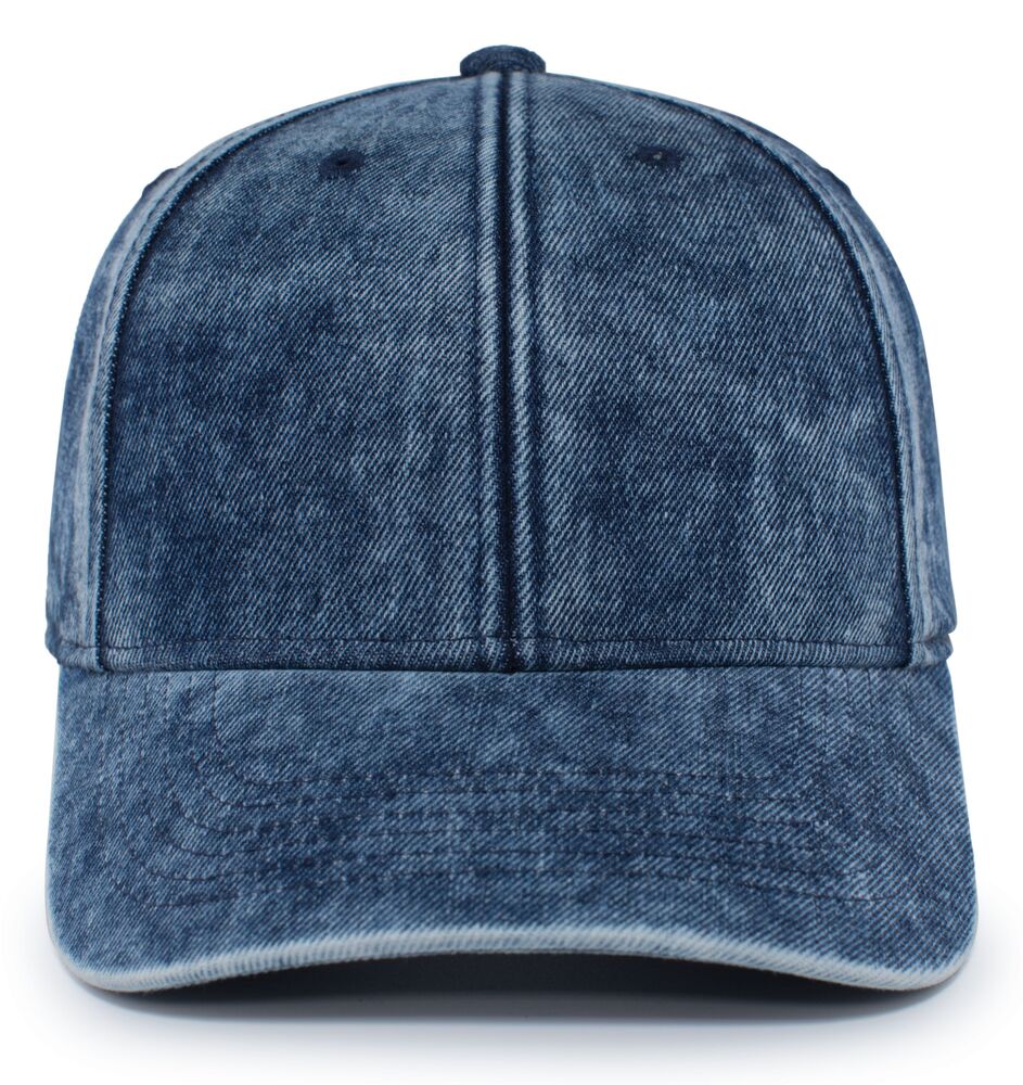 Pacific Headwear P207 Hybrid Denim Dad Cap Front Fullsize"