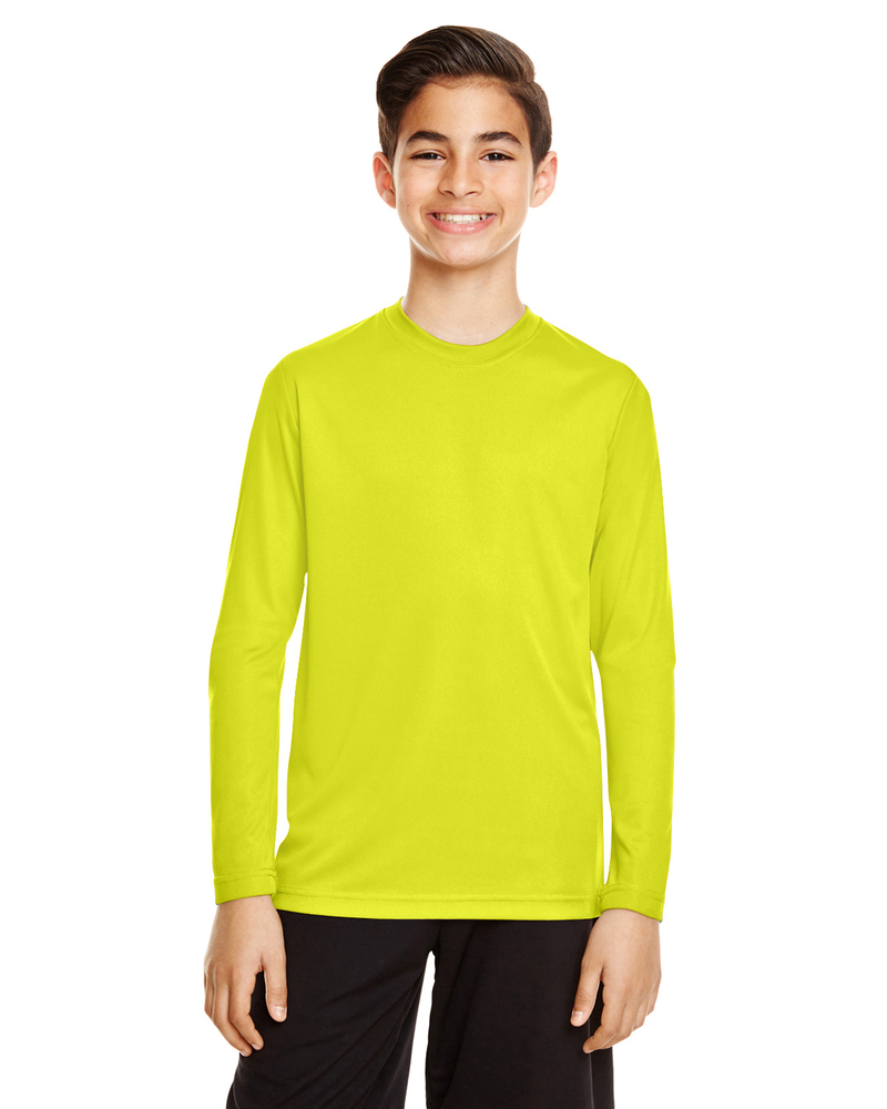 team 365 tt11yl youth zone performance long-sleeve t-shirt Front Fullsize