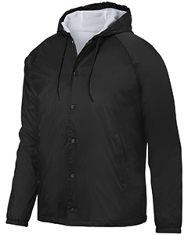 augusta sportswear ag3102 unisex hooded coach's jacket Front Fullsize