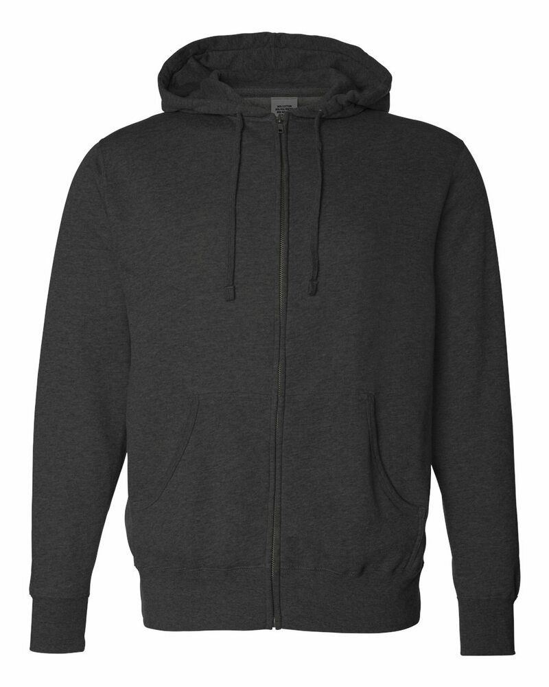 independent trading co. afx4000z full-zip hooded sweatshirt Front Fullsize
