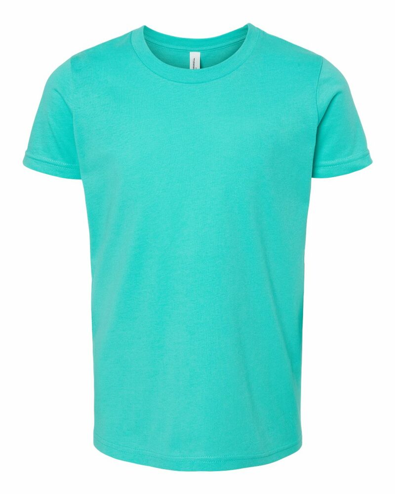 Bella + Canvas 3001Y Youth Jersey T-Shirt Front Fullsize"