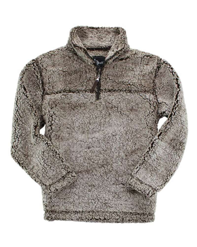 Boxercraft Q10 Unisex Sherpa Fleece Quarter-Zip Pullover Front Fullsize"