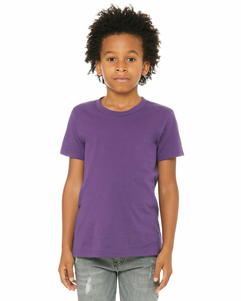 Bella + Canvas 3001Y Youth Jersey T-Shirt Front Fullsize"