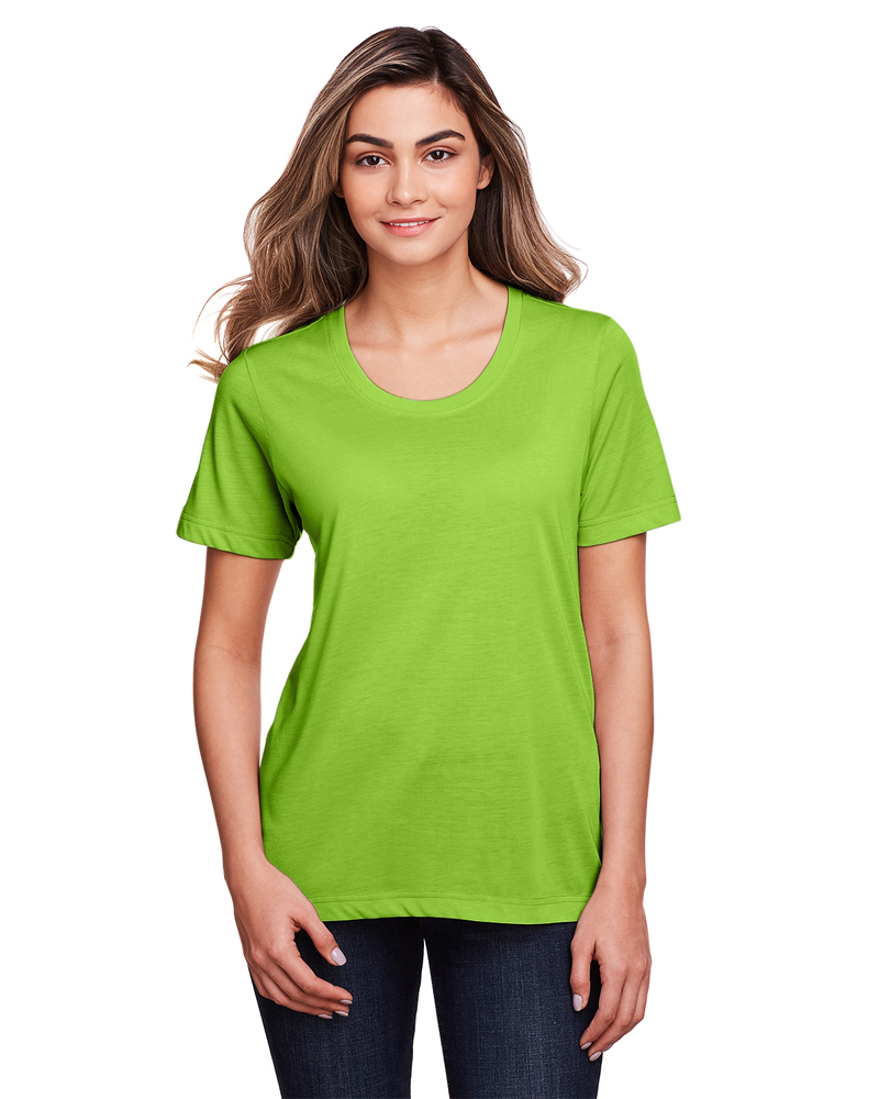 CORE365 CE111W Ladies' Fusion ChromaSoft™ Performance T-Shirt Front Fullsize"