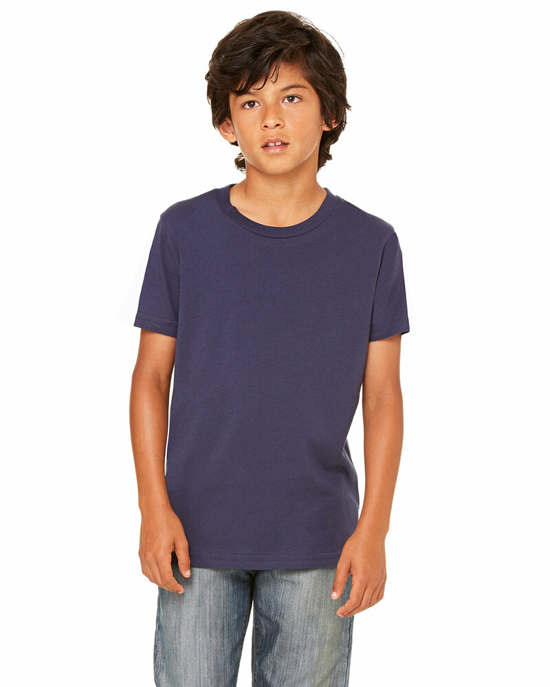 Bella + Canvas 3001Y Youth Jersey T-Shirt Front Fullsize"