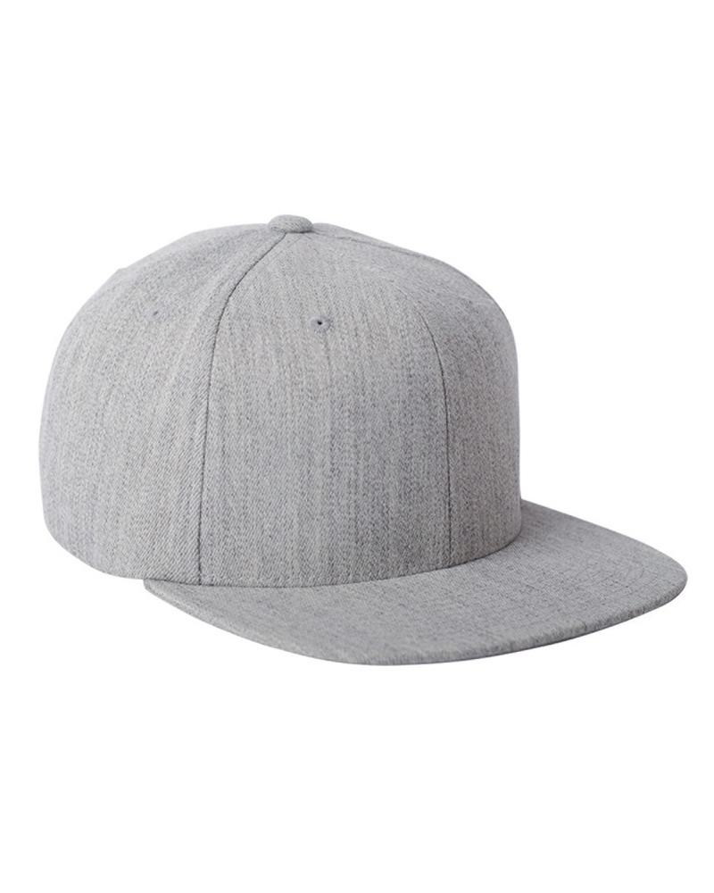 Flexfit 110F Adult Wool Blend Snapback Cap Front Fullsize"