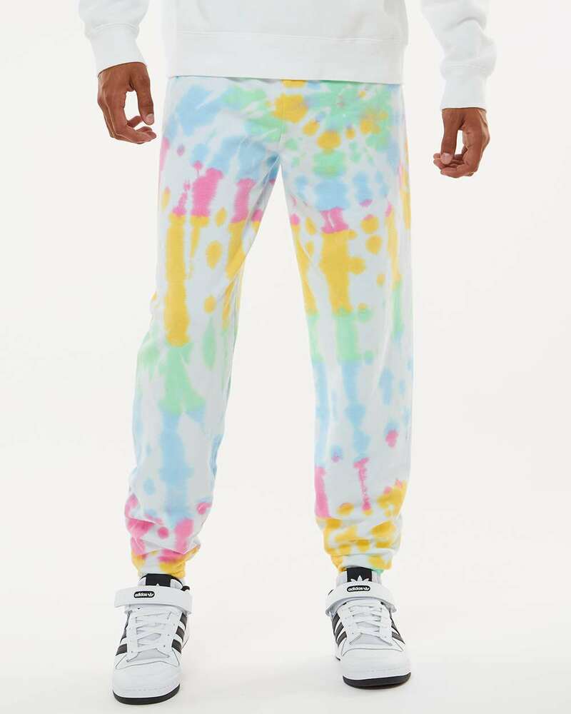 dyenomite 973vr dream tie-dyed sweatpants Front Fullsize