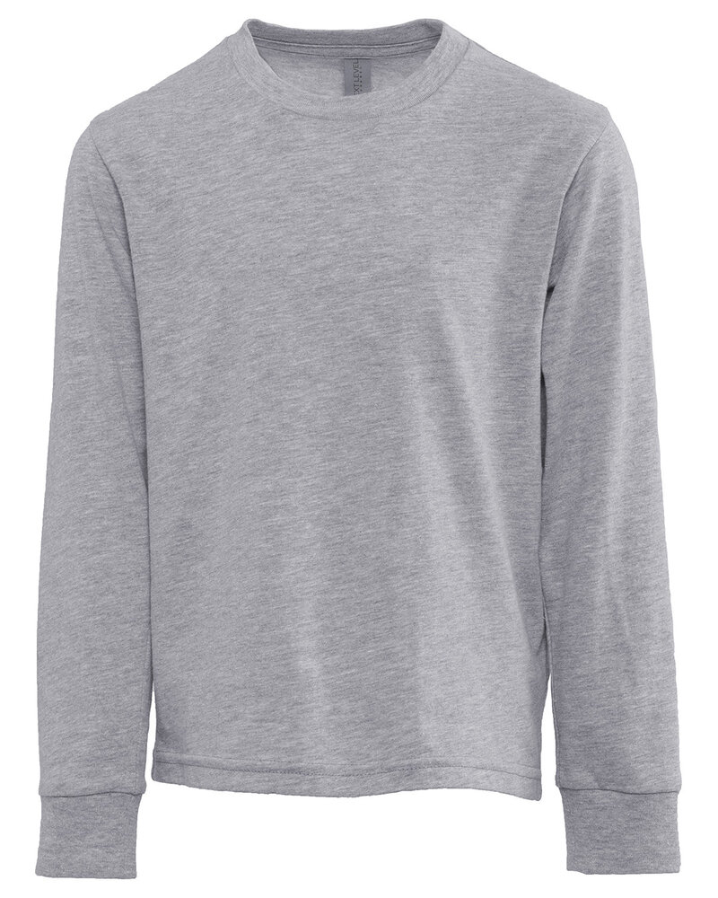 Next Level 3311NL Youth Cotton Long Sleeve T-Shirt Front Fullsize"
