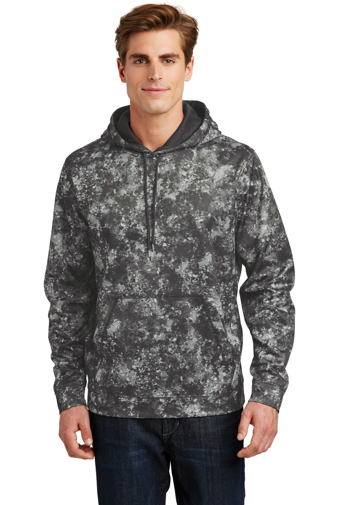 sport-tek st230 sport-wick ® mineral freeze fleece hooded pullover Front Fullsize