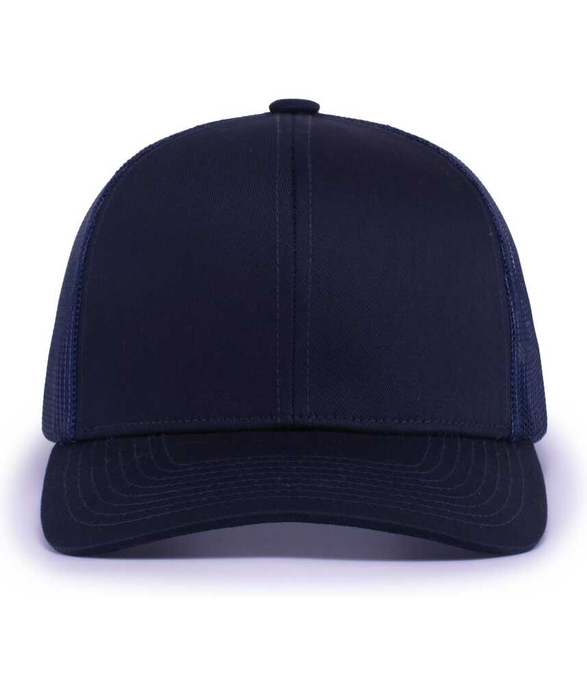 Augusta Sportswear 6114 6-PANEL TRUCKER SNAPBACK CAP Front Fullsize"