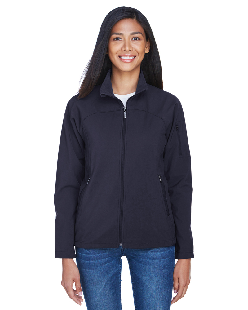 north end 78034 ladies' three-layer fleece bonded performance soft shell jacket Front Fullsize