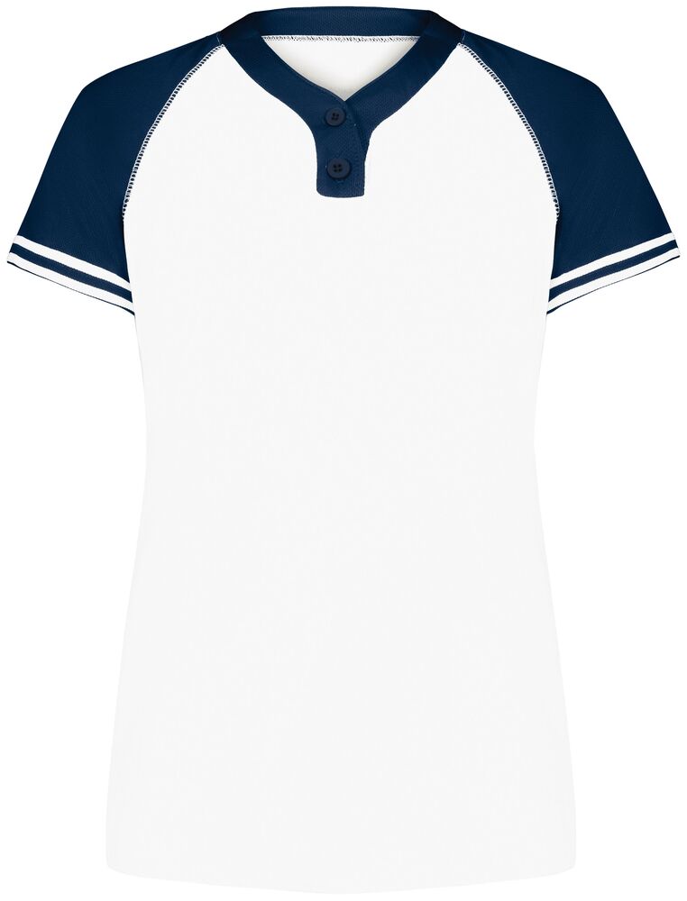 Augusta Sportswear AS6917 Ladies Cutter+ Henley Jersey Front Fullsize"