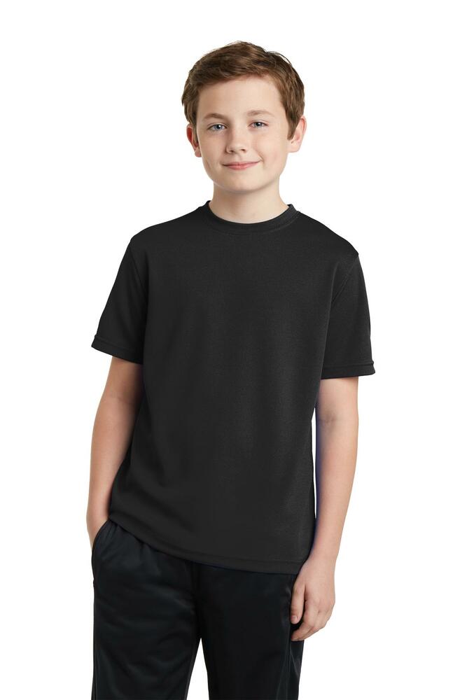 Sport-Tek YST340 Youth PosiCharge ® RacerMesh® Tee Front Fullsize"