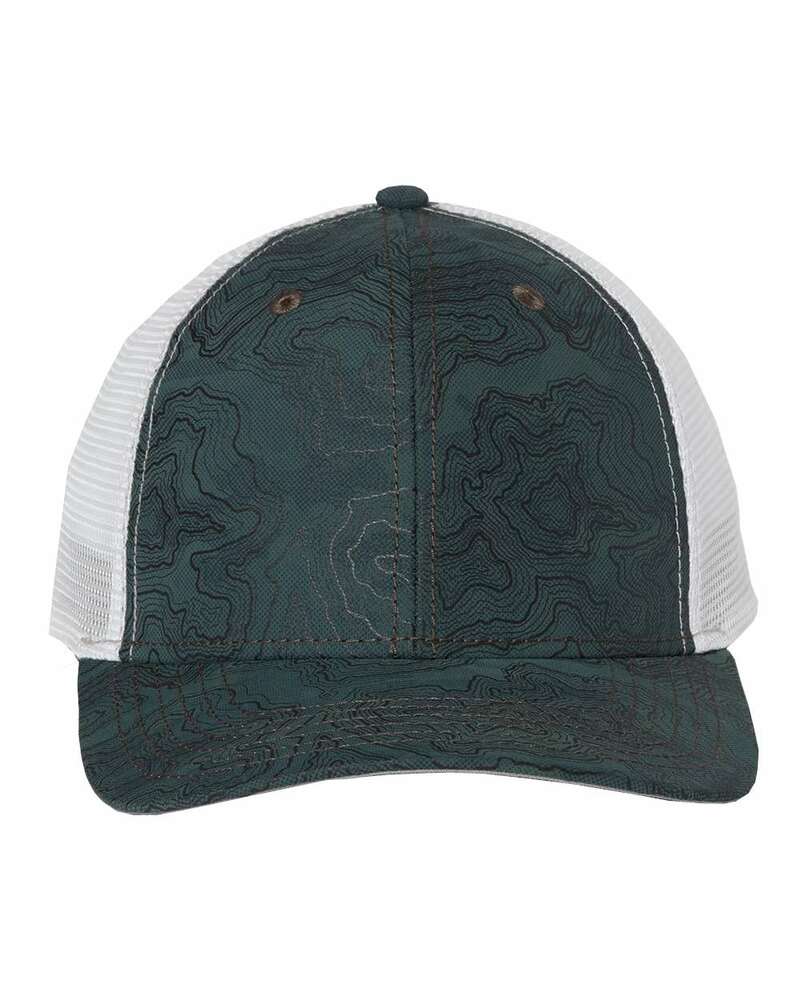 dri duck 3458 territory trucker cap Front Fullsize