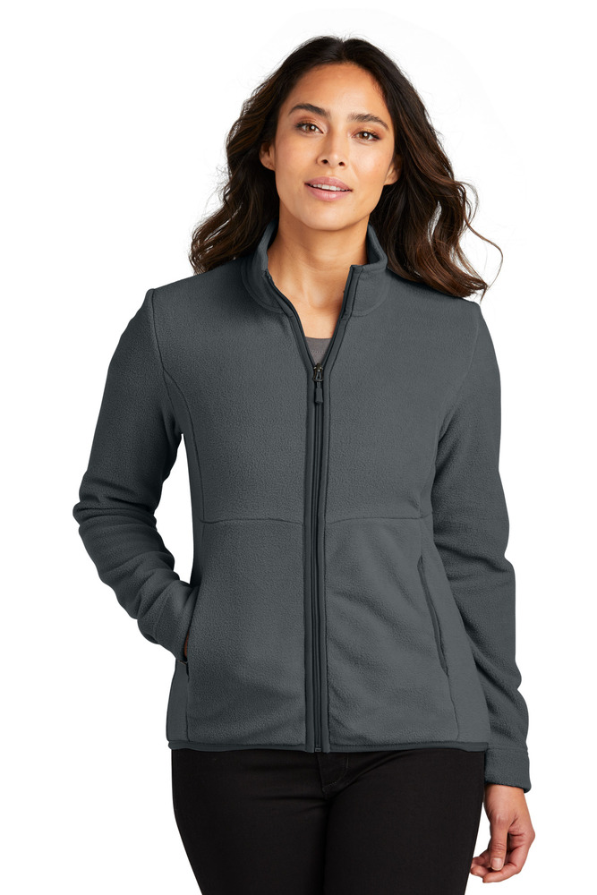 port authority l110 ladies connection fleece jacket Front Fullsize