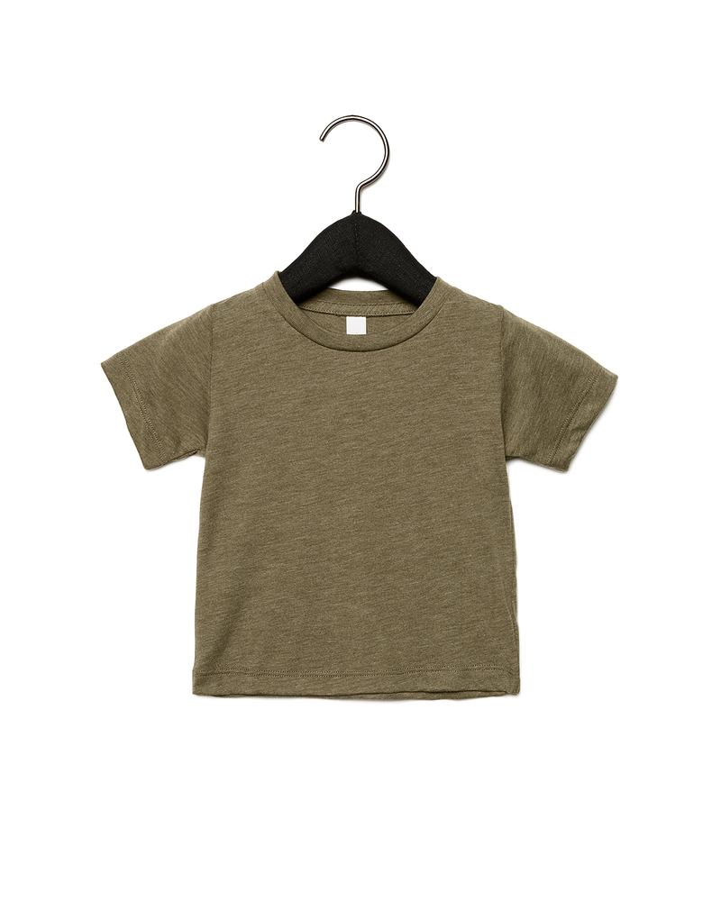 Bella + Canvas 3413B Infant Triblend Short Sleeve T-Shirt Front Fullsize"