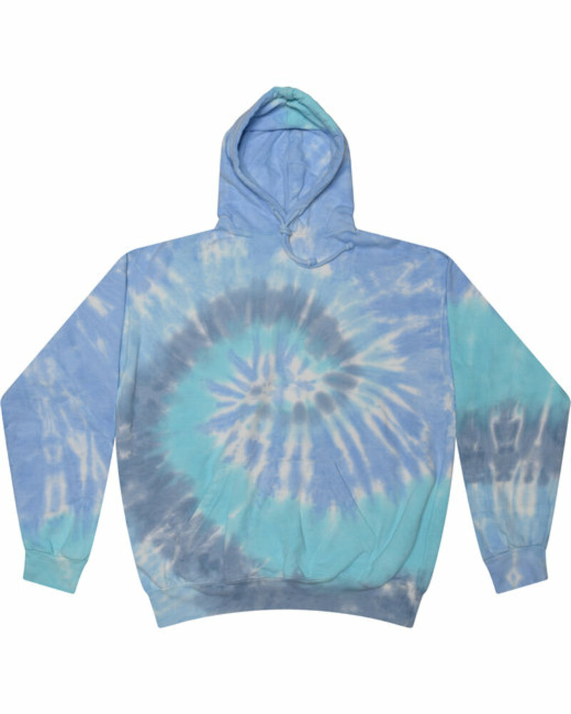 Tie-Dye CD877Y Youth Pullover Hooded Sweatshirt Front Fullsize"