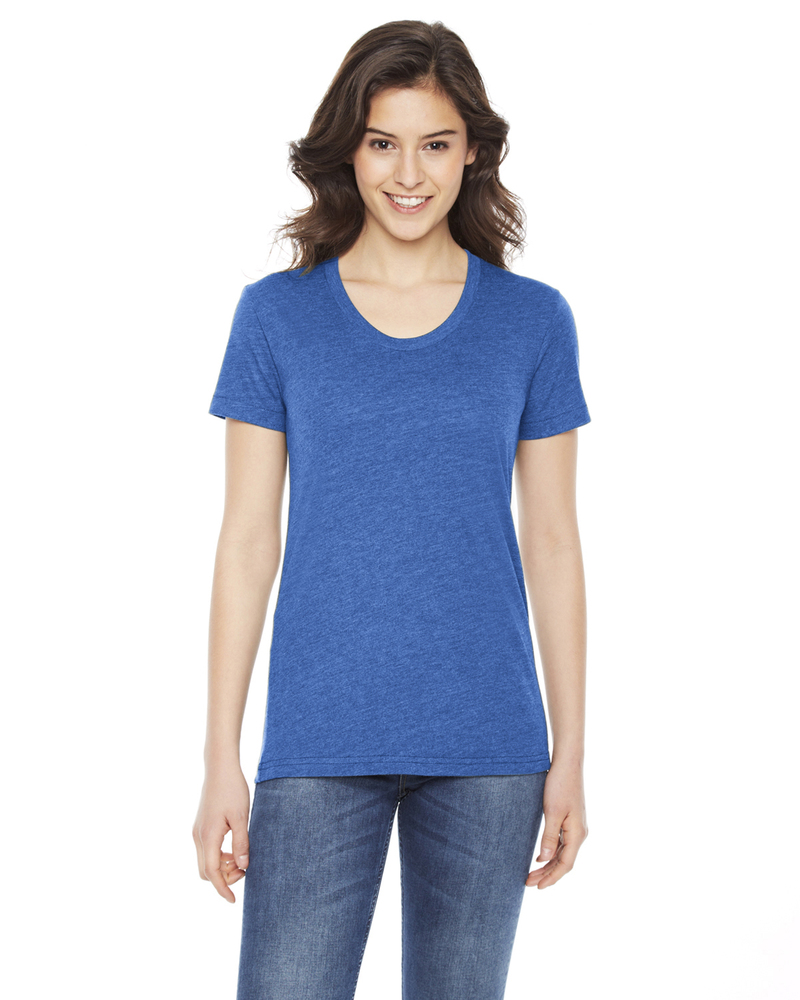 American Apparel BB301W Ladies' Poly-Cotton Short-Sleeve Crewneck Front Fullsize"