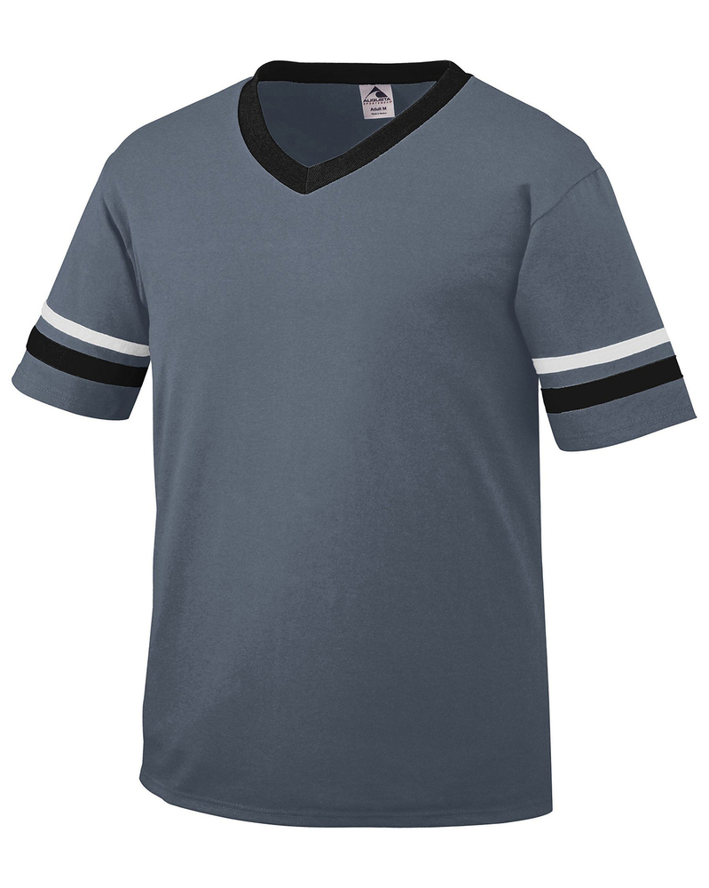 Augusta Sportswear 361 Youth Sleeve Stripe Jersey Front Fullsize"