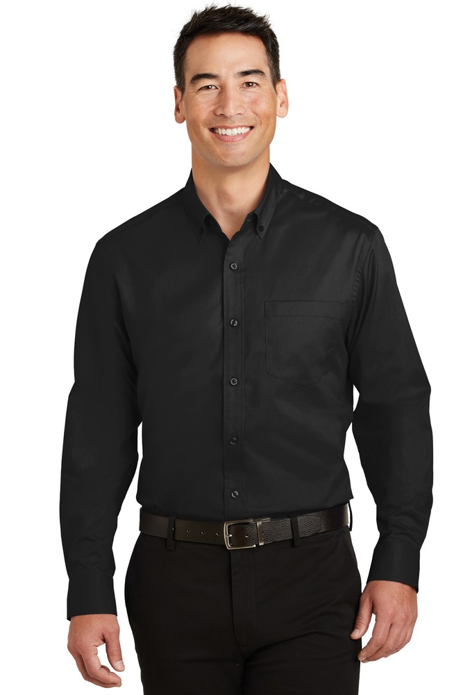 port authority s663 superpro ™ twill shirt Front Fullsize