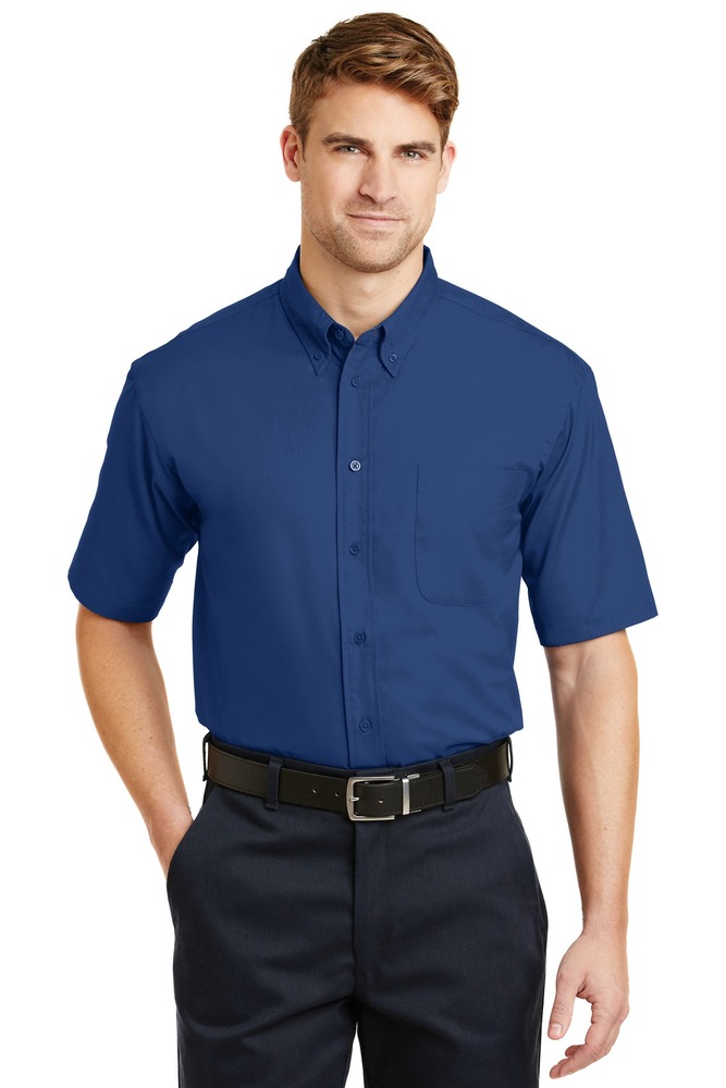 cornerstone sp18 short sleeve superpro ™ twill shirt Front Fullsize
