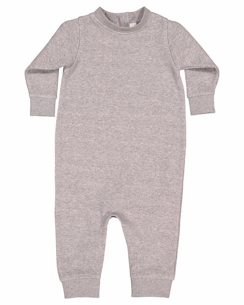 Rabbit Skins 4447 Infant Fleece One-Piece Bodysuit Front Fullsize"