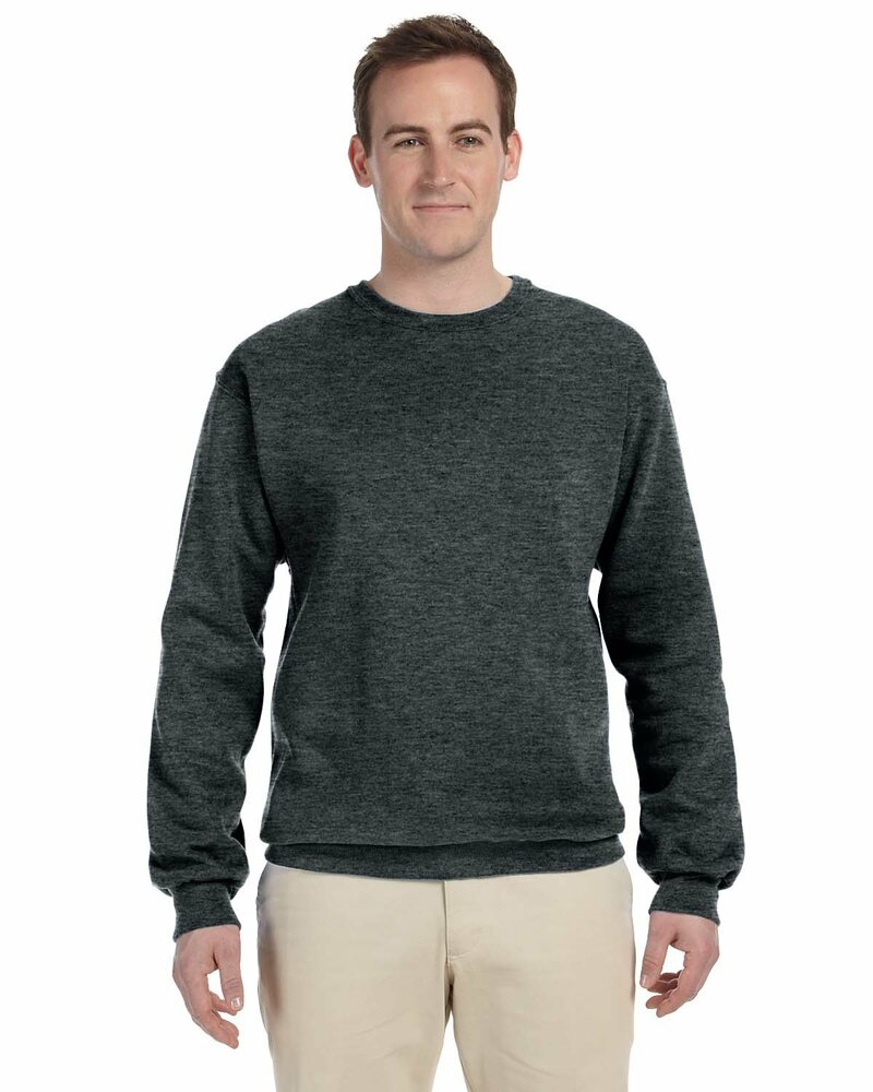 Jerzees 562 Unisex NuBlend® Crewneck Sweatshirt Front Fullsize"