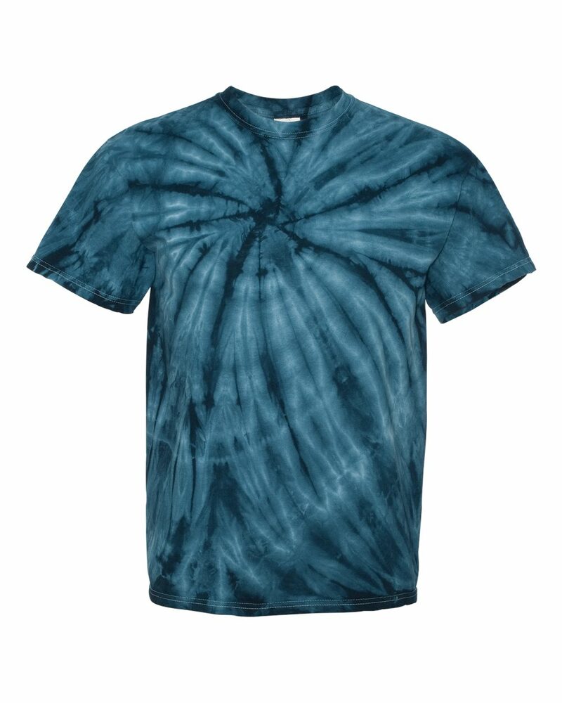 Dyenomite 200CY Cyclone Pinwheel Tie-Dyed T-Shirt Front Fullsize"