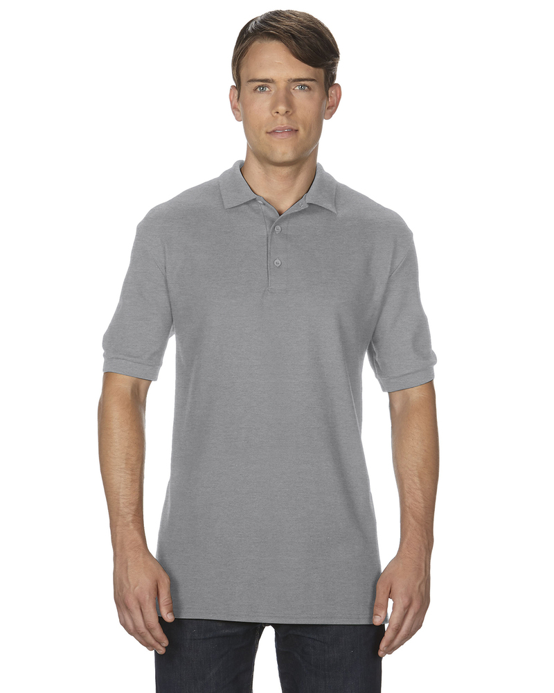 Gildan G828 6.6-Ounce 100% Double Pique Cotton Sport Shirt Front Fullsize"