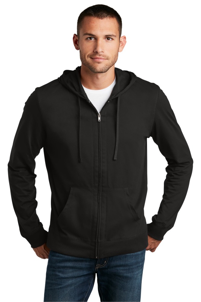 district dt1100 jersey full-zip hoodie Front Fullsize