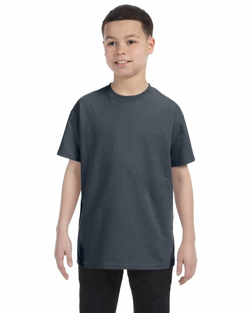 Gildan G500B Youth Heavy Cotton™ T-Shirt Front Fullsize"