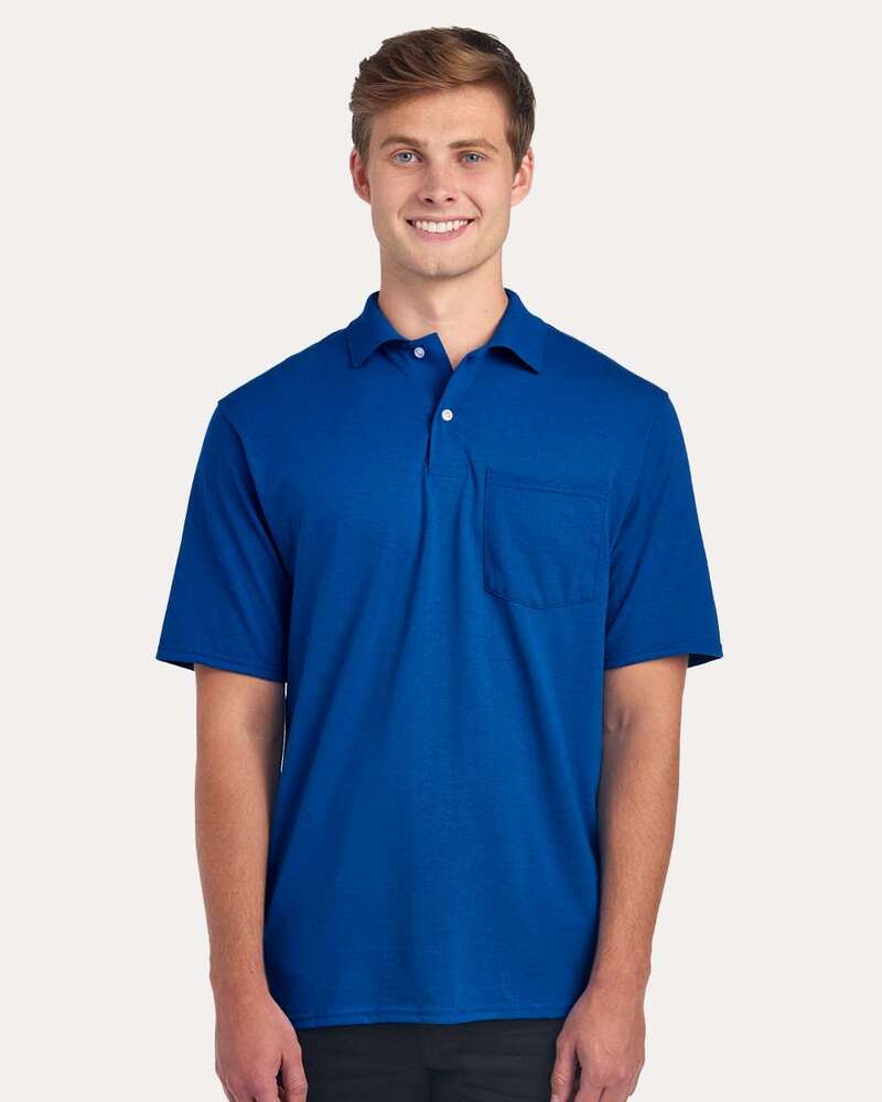 Jerzees 436MP Dri-Power® Polo with Pocket Front Fullsize"