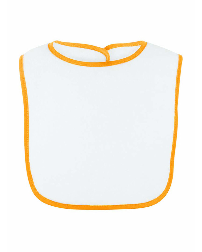 Rabbit Skins 1003 Infant Contrast Trim Terry Bib Front Fullsize"