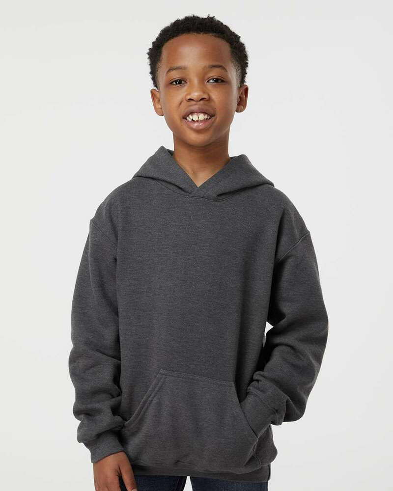 tultex 320y youth hooded sweatshirt Front Fullsize